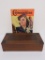 Oct 1938 Cosmopolitan magazine and wood hanky trinket box