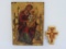 Two Religious Icons, Russian and Italion