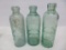 Three Milwaukee Hutch and Blob bottles, 7 1/2