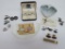 Mens cuff link and tie bar lot
