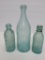 Three Werrbach aqua bottles, Hutchinson