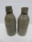 Two Stoneware bottles, Grisbaum & Kehrein, 7 1/4