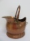 Copper coal skuttle, 15