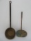 Brass ladle and skimmer, 16