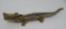 Brass alligator nut cracker, 12