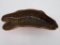 Antique redware fish dish, 12