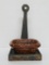 Bennington style soap dish and wooden shelf