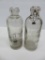 Two Pennsylvania Hutchinson bottles, clear, Keystone and Byrne's