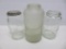 Three Schramm Automatic Sealer Jars