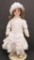 Bisque 224 head doll with composition body, 22