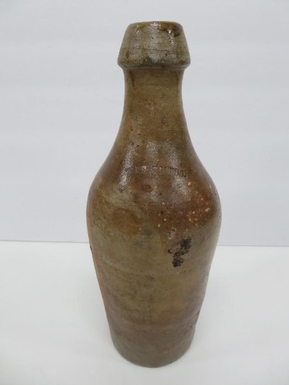 Tims Toledo stoneware bottle, 10"
