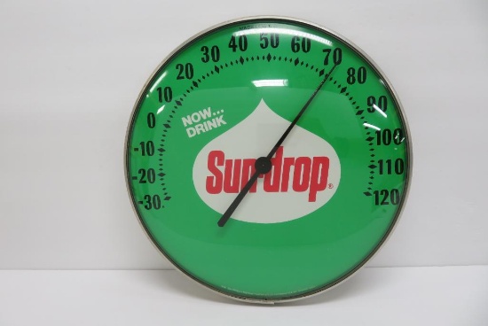 Now Drink Sundrop, thermometer, 12" diameter