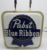 Nice Pabst Blue Ribbon Two Sided Tavern Light, 25
