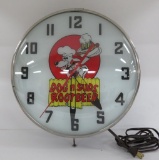 Great Dog N Suds Root Beer Clock, 15