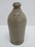 AWP stoneware bottle, 9 3/4