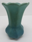 Van Briggle vase, blue green, 5 1/2
