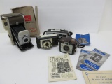 Four vintage cameras
