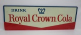 Drink Royal Cola metal advertising sign, 54