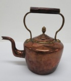 Copper and brass Teapot, 11