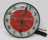 Westinghouse Television Radio clock, lights up and works, 15