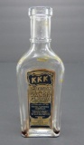 KKK Imitation Black Walnut Flavoring extract bottle with paper label, 6
