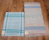 Two handmade rag rugs, Farm Studios