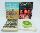 Four hardcover books on Native Americans