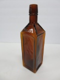 Doyles Hop Bitters Bottle, amber, 9 1/2