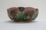 Majolica sea shell bowl, 8