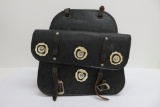 Leather saddle bags, 13
