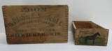 Suelflohm & Seefeld Milwakee Carriage Hardware box-Milwaukee and Hazel patch cigar box