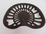 Milwaukee Cast Iron Tractor Seat, 17 1/2