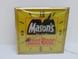Mason's Root Beer Clock, 15