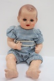 Hard Plastic boy doll, 17