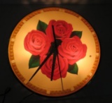 Four Roses advertising clock, works, 15