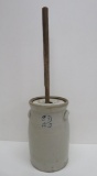 2 gallon stoneware butter churn, 12