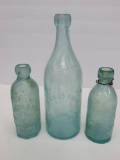 Three Werrbach aqua bottles, Hutchinson