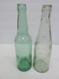 Monroe and Janesville beer bottles, Blumer and Croak Brewery