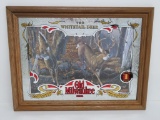 Old Milwaukee Whitetail deer mirror, Wildlife 1 Series, 20 1/2