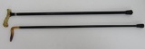 Two vintage canes, 34