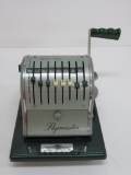 Paymaster vintage check maker, green