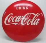 Large Drink Coca Cola Disc sign, 36
