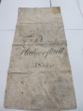 1832 F. Pitzmann Halberstadt Feed Sack 23 1/2