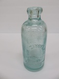 Wm Zimmerman Clintonville Wis blob top bottle, aqua, 6