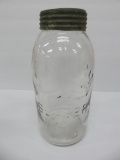 Large Beaver Jar, clear, 1/2 gallon, 10 1/2