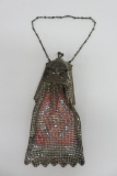 Lovely metal mesh and enamel Whiting Davis Co, 12