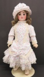 Bisque 224 head doll with composition body, 22