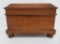 Wood box, sewing or tea caddy, 11