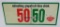 Graf's 50/50 metal sign, 12