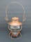 Dressel Soo Line Lantern with matching etched globe
